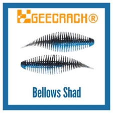 Geecrack Bellows Shad Soft Plastic Bait / Trailer - Choose Color