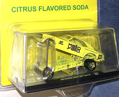 M2 MACHINES '24 MELLO YELLO 1960 CHEVROLET CAMARO FUNNY CAR GOLD