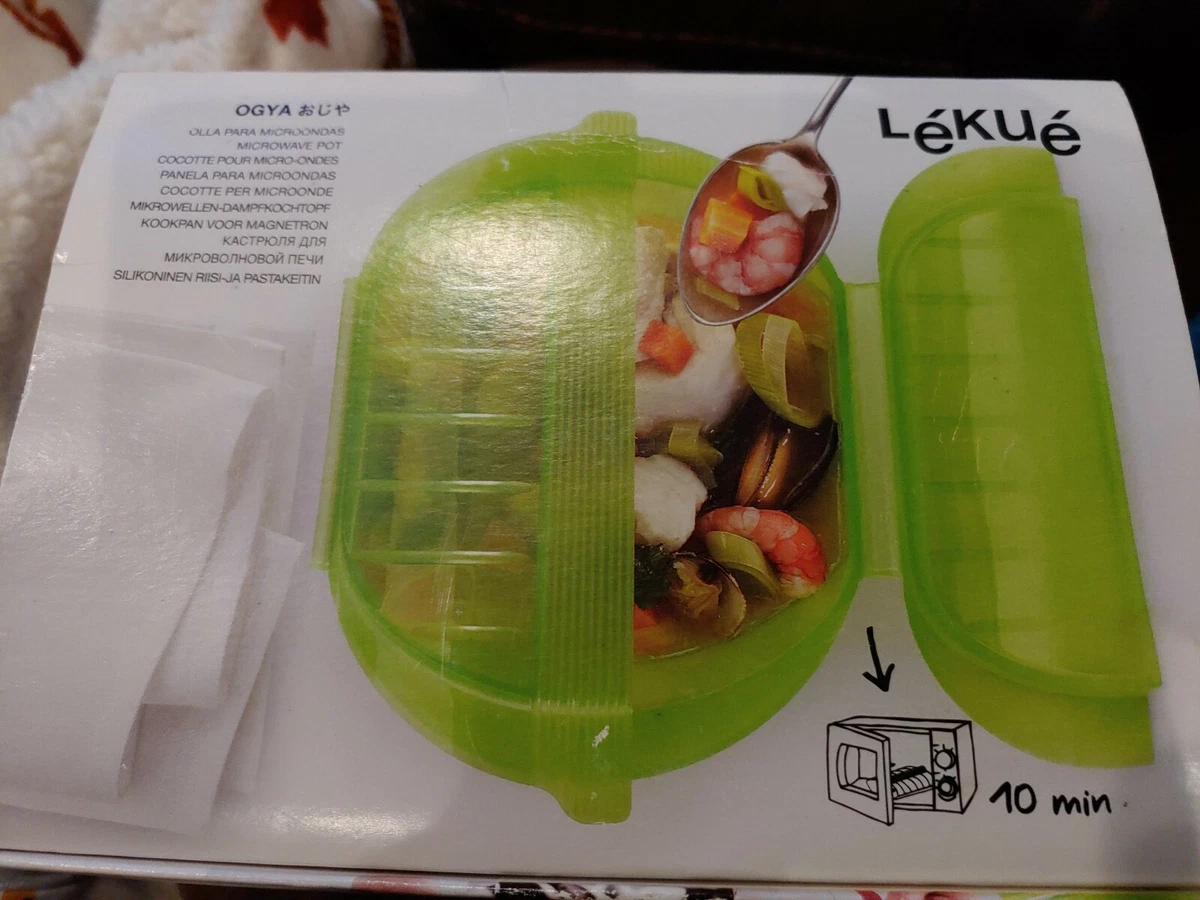 Lekue Ogya Steam Microwave Stew Soup Rice Pot Green NEW, lekue microondas - Vimarsana News