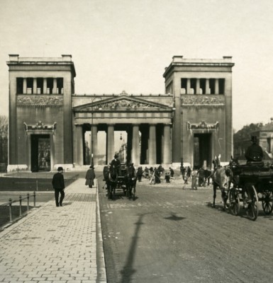 Deutschland München Propyläen München altes Foto Stereoview NPG 1900