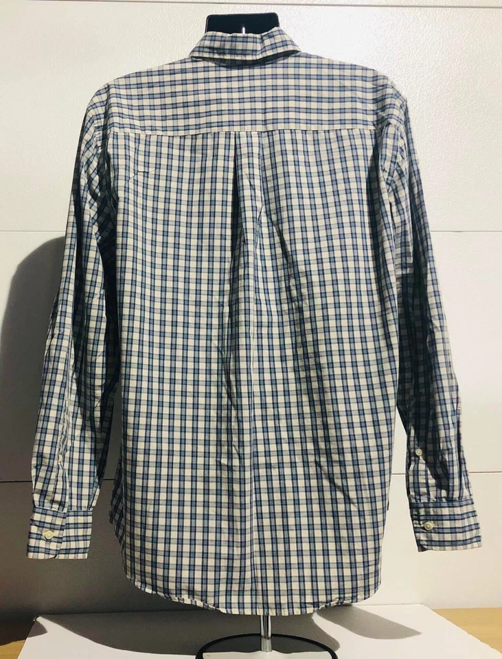 Camisa a Cuadros St John’s Bay Para Hombre Talla L Manga Larga Informal Botón Delantero Foto 4 de 4