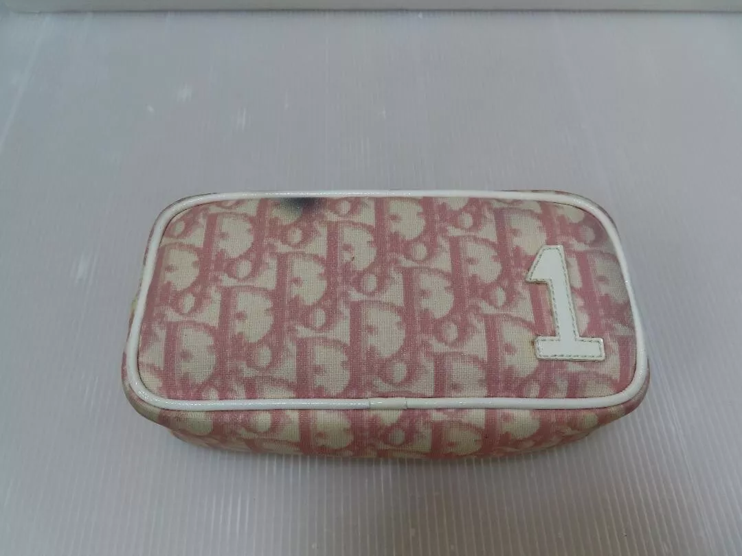 Très bonne poche trotteur Christian Dior bébé rose fermeture à glissière du Japon
