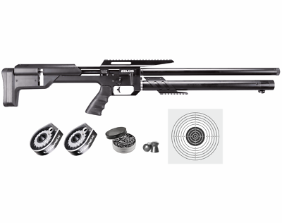 Umarex Zelos .22 Cal PCP Side-Lever Precision Air Rifle w/ Targets