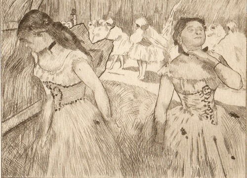 Pretty 1892 EDGAR DEGAS Etching "Ballet de Don Juan" LIMITED EDITION Framed COA - Imagen 2 de 2