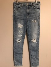 NWT AMERICAN EAGLE Next Level Soft Super Hi-Rise Jegging Jeans 12R Light 567
