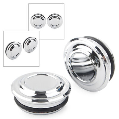 2x Motor Chrome Alum Frame Hole Cover for Honda Rebel 500 CMX500 2020-2021 Parts
