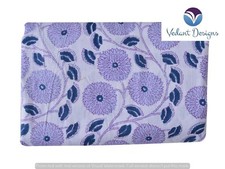 20 Yard Indian Hand Block Block print Pure Cotton Running Fabric White