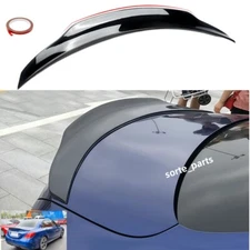 Fits Mercedes W205 C300 Sedan Highkick PSM Style Trunk Spoiler Wing Glossy Black