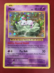 Pokemon Mew 53 108 Xy Evolutions Rare Holo Near Mint Bndr1 Ebay