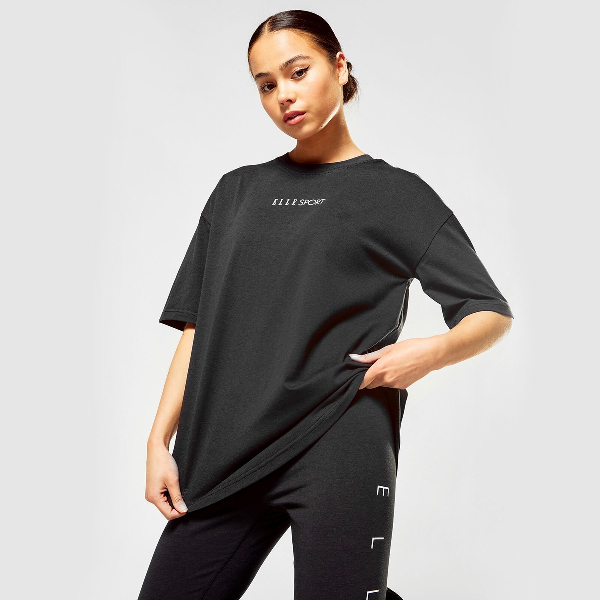 Elle Sport Camiseta de estilo boyfriend para mujer Ropa de