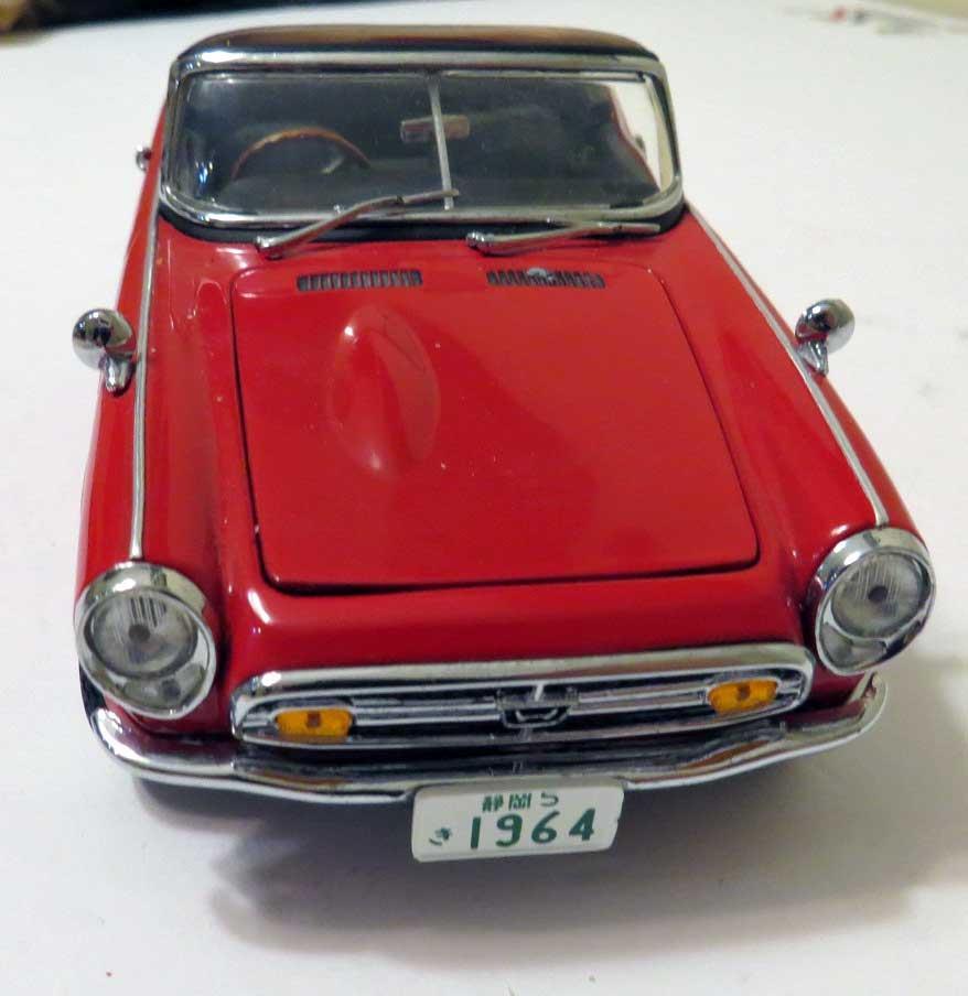 TAMIYA HONDA S800 1/20スケール TAMIYA 1964 HONDA S800 COLLECTORS CLUB VICTORIA RED 1:20