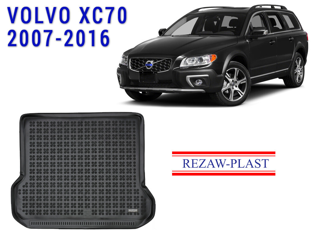 REZAWPLAST Cargo Mat for Volvo XC70 20072016 Trunk Mat Custom Fit