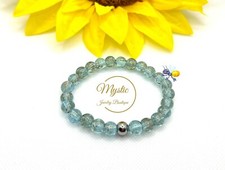 Mystic Firefly bracelet lampwork luminous glass glow in the dark