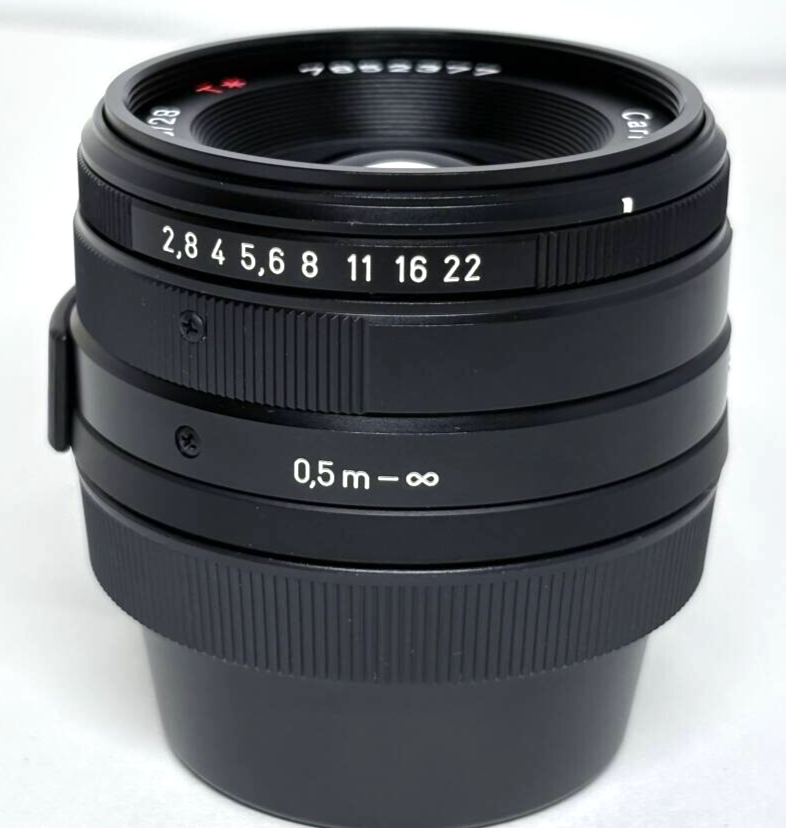 CONTAX CarlZeiss Biogon 28mm F2.8 ブラック MINT Contax Carl Zeiss Biogon 28mm F2.8 T* AF Black Lens For