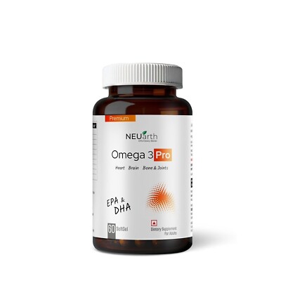 Omega-3 Salmon Fish Oil 300mg EPA DHA for Heart, Brain & Joint   Ships Worldwide