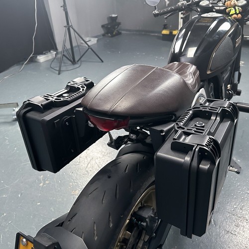 Rear Top Box Tail Carrier Luggage Tool Case Storage For Ducati Scrambler 800/803 - Picture 22 of 24