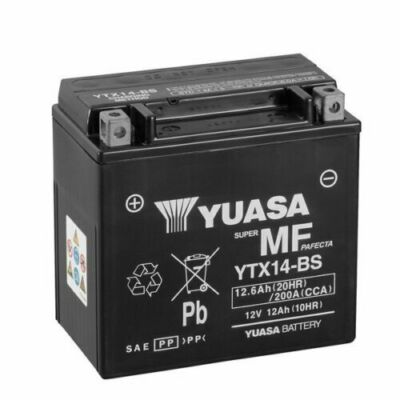 Batteria Yuasa YTX14-BS HONDA NV GC SHADOW 750 Dal 1999 Al 2001