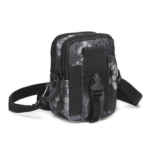Mens Tactical Molle Pouch Utility Gadget Pack Outdoor Hiking Belt Waist Bag Belt - Picture 21 of 21