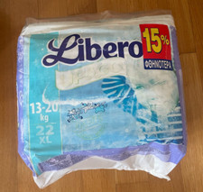 Vintage 00s Diapers LIBERO UP GO 22 nappies 13-20 kgs BRAND NEW UNOPENED
