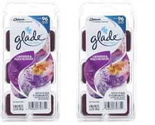 PACK OF 2 Glade Wax Melt Lavender &  Peach Blossom 6 Wax Melts