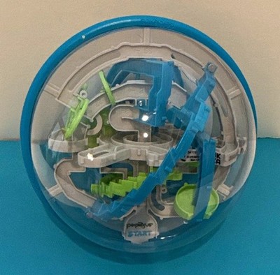 Perplexus 20103AWK 3D Maze Ball Sphere Brain Teaser Puzzle Blue Clear Green