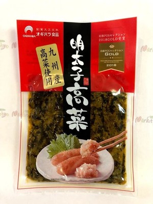 Ogihara, Mentaiko Takana Tsukemono, Pickled Leaf Vege with Cod Roe, 80g