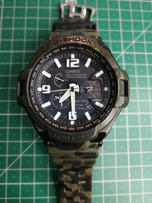 CASIO G-Shock GW-4000SC-3AJF 5087 Sky Cockpit Solar Radio Camo Analog Watch