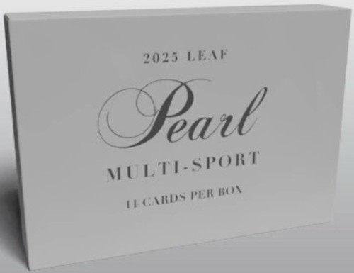 2025 Leaf Pearl Multi-Sport Factory Sealed Trading 2 Box Sealed Case