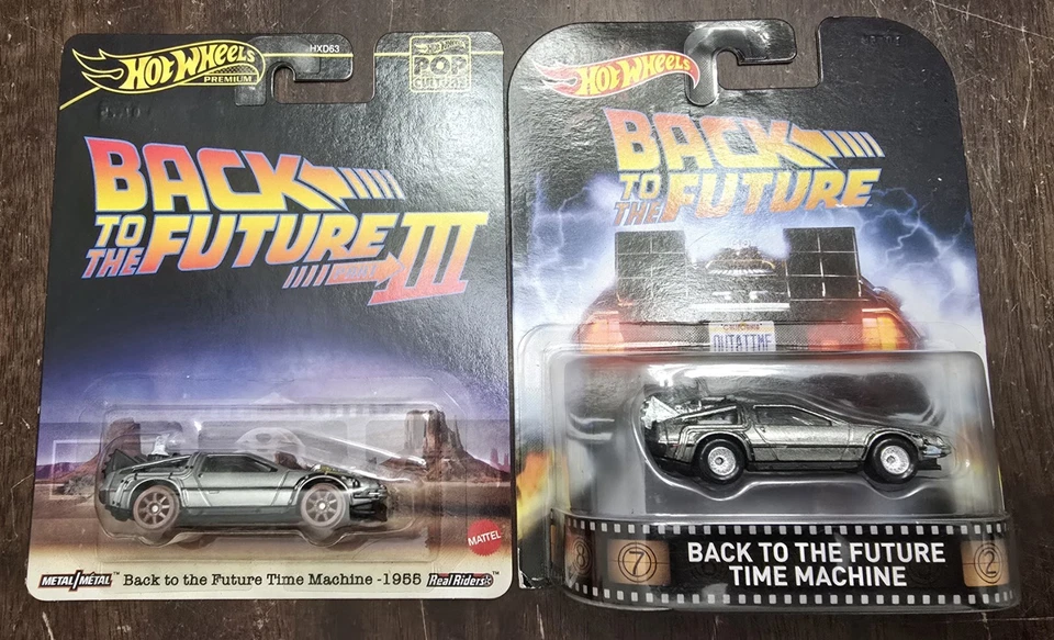 Hot Wheels 2025 SDCC Back To The Future 2022 id Time Machine Hover Mode Lot (9x) - Image 4 of 4