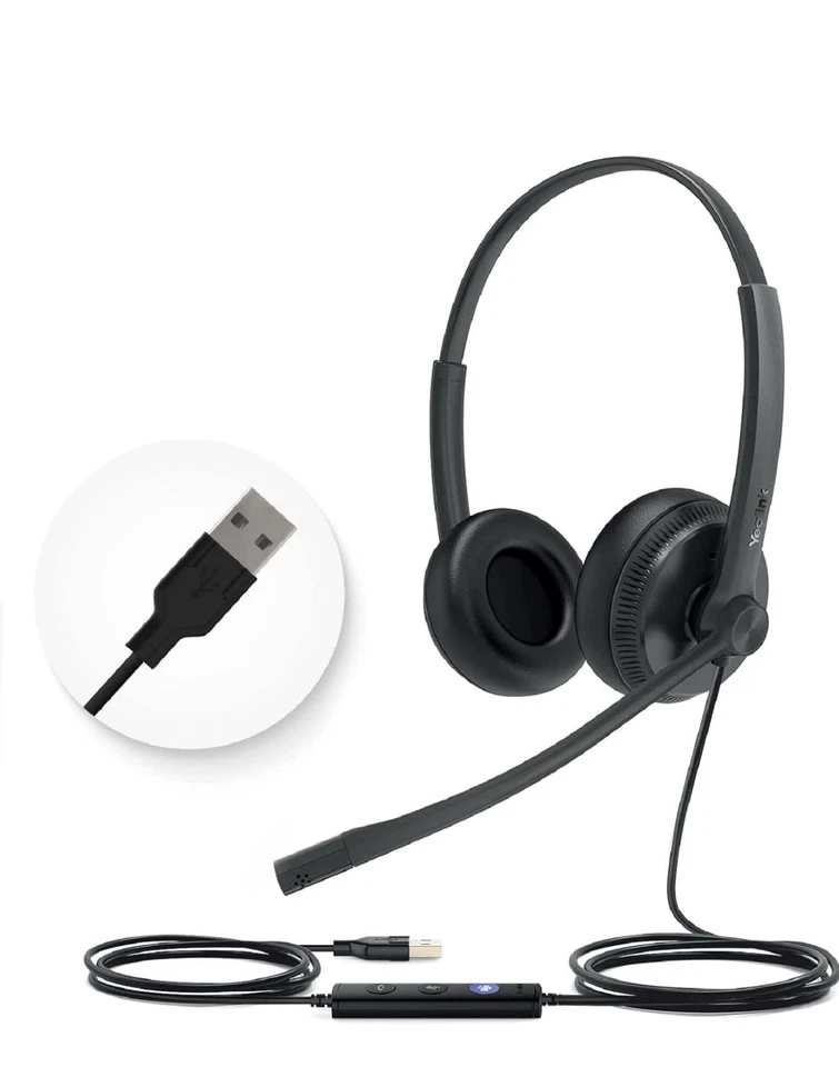 Yealink UH34 Dual Teams USB Headset with Micr & Noise Cancelling - Image 3 of 4