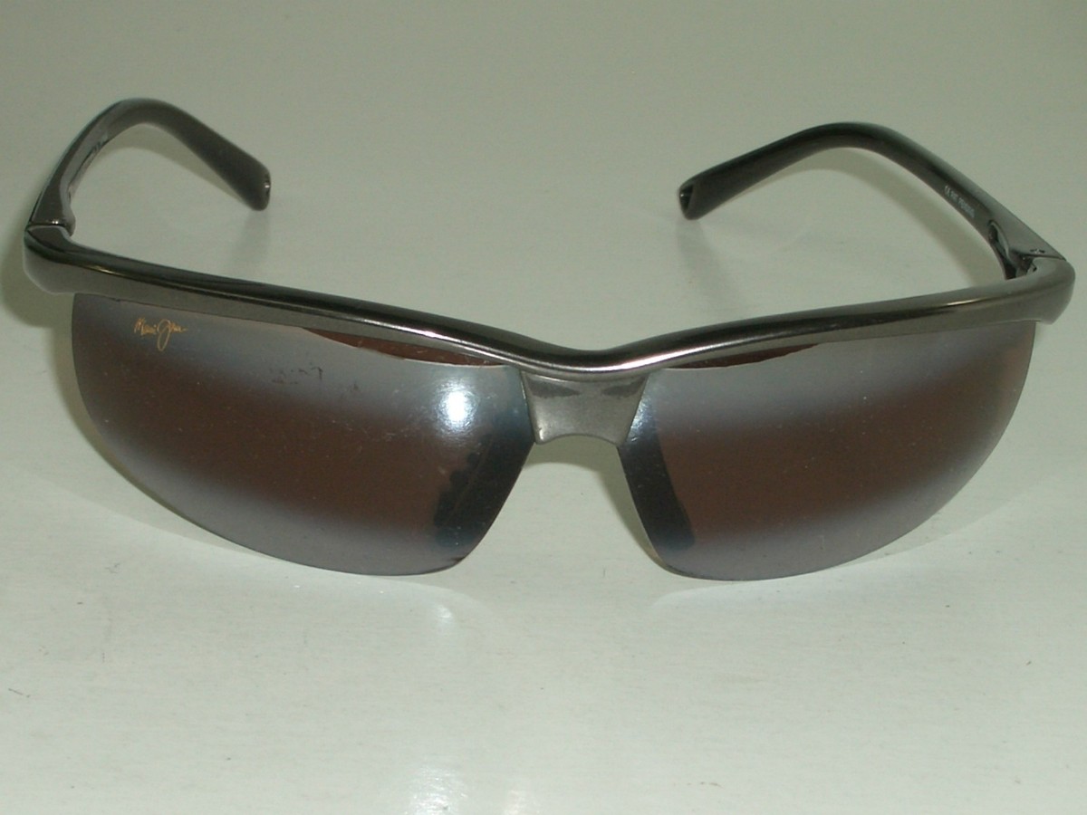 MAUI JIM MJ402-14 DOUBLE-GRADIENT FLASH ROSE POLARIZED SLEEK WRAP
