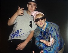 JOEY VALENCE AND BRAE SIGNED 8x10 PHOTO AUTOGRAPH AUTHENTIC RAP DUO GROUP COA
