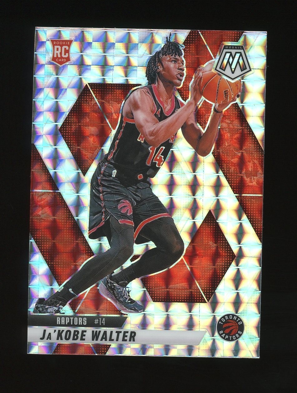 Ja'KOBE WALTER RC 2024-25 MOSAIC SILVER PRIZM #234 TORONTO RAPTORS ROOKIE