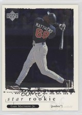 1998 Upper Deck Star Rookie Gary Matthews Jr #545 3pu