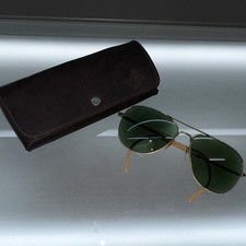 AMERICAN OPTICAL AO 1-10 12K GF GOLD VINTAGE AVIATOR SUNGLASSES