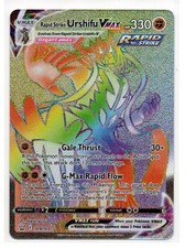 Rapid Strike Urshifu VMAX 169/163 Rainbow Rare Battle Styles Pokemon Holo NM on eBay