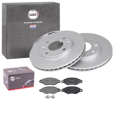 Jeu De Disques De Frein ABS 247 Mm + Plaquettes Avant Pour Peugeot 206 - Photo 1/3