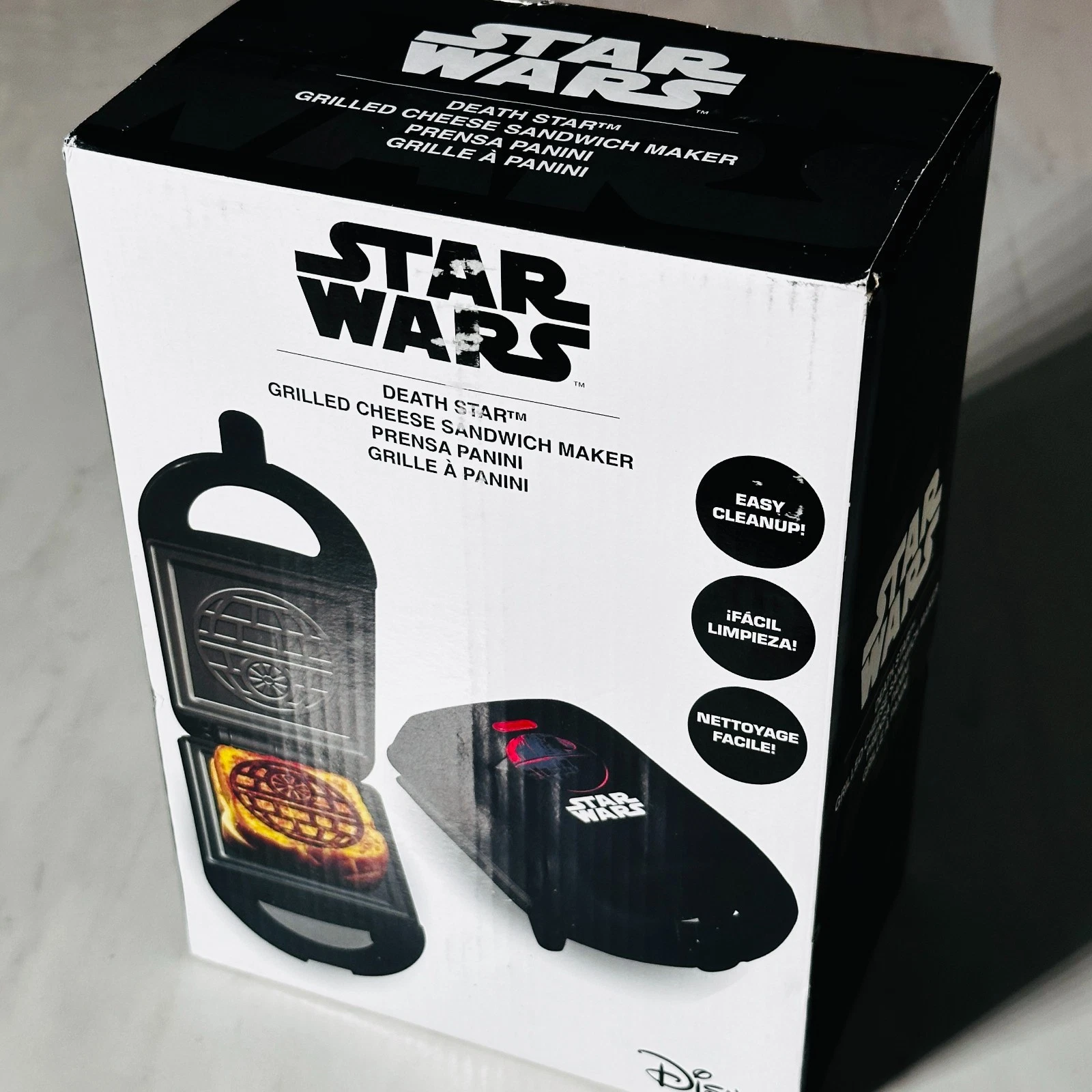 Star Wars Death Star Grilled Cheese Sandwich Maker Press Panini Disney Non Stick
