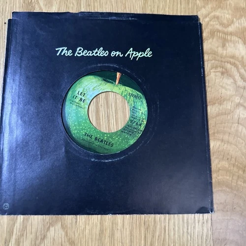 Beatles LET IT BE /  YOU KNOW MY NAME  45 RPM Vinyl Record #2764 G+ CLEANED