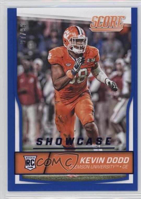 2016 Score Rookies Showcase 97/99 Kevin Dodd #403 Rookie RC 0c2