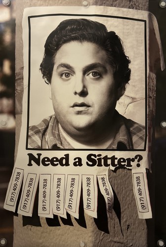 THE SITTER Original One Sheet Movie Poster - 2011 - JONAH HILL