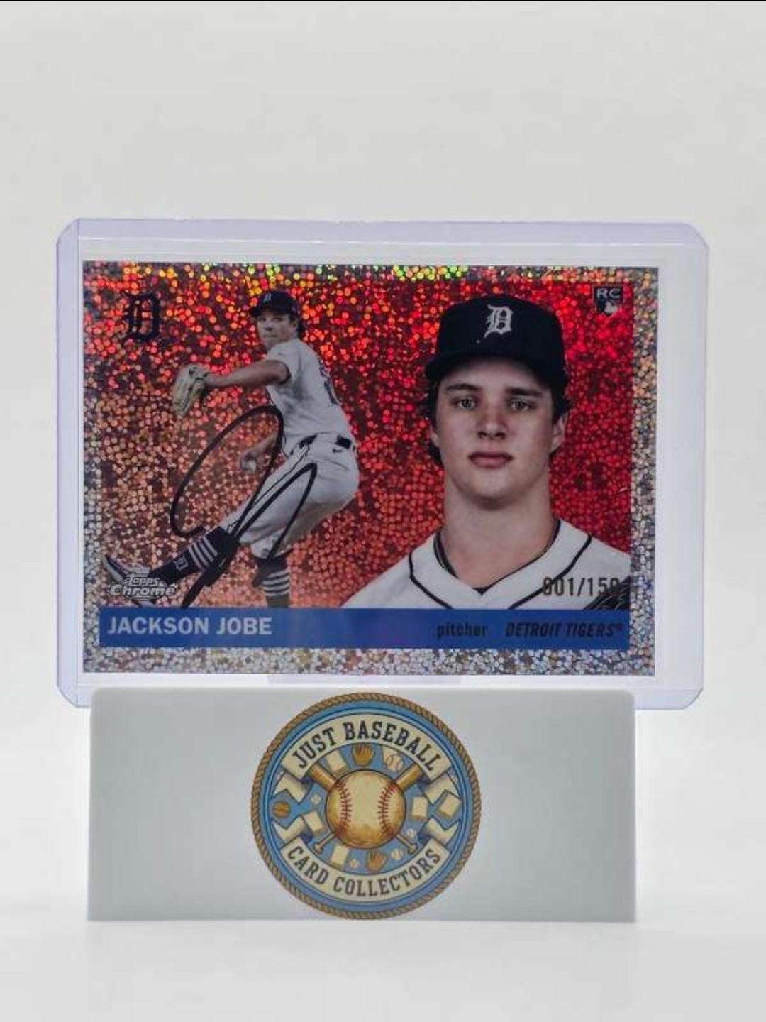 2025 Topps Chrome Platinum #231 Jackson Jobe Speckle Refractors #/150