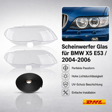 Streuscheibe Scheinwerferglas Abdeckung Leiste f�r BMW X5 E53 2004-06 LCI
