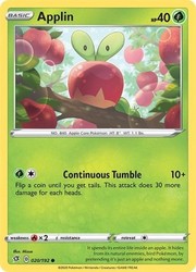 Applin 020/192 Rebel Clash Common