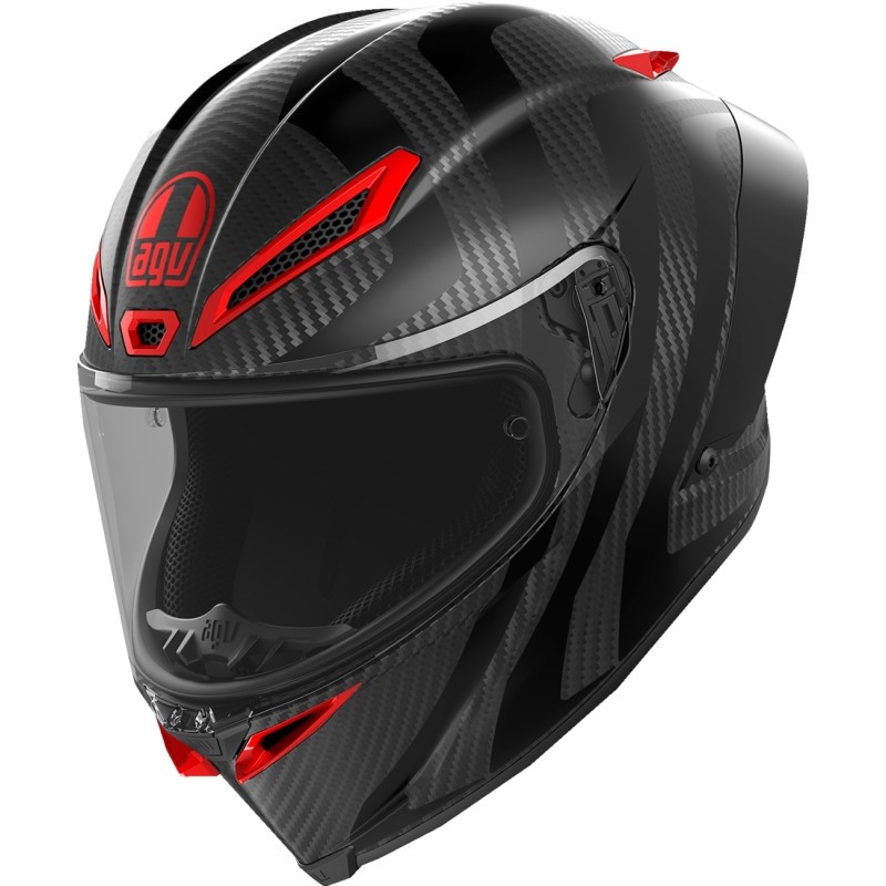 AGV 2118356002-019-M Pista GP RR Intrepido Helmet Md Black | eBay