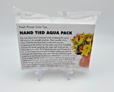 Fresh Flower Care Tips Advice Cards For Hand Tied Aqua Pack Florist Supplies