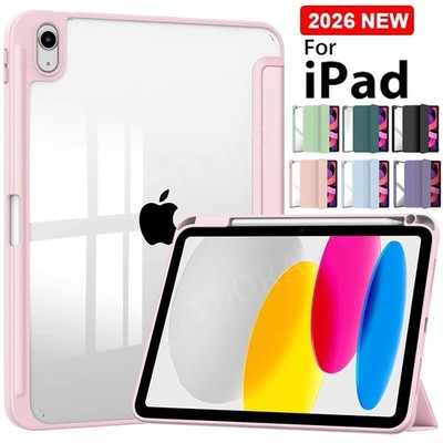 Hülle für iPad A16 11 10 9 8 7 6 Gen Air 5 4 Pro 11 Tasche Cover mit Stifthalter