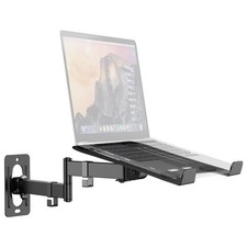 2in1 Laptop Wall Mount Adjustable Arm 1017 Inch Notebook Black