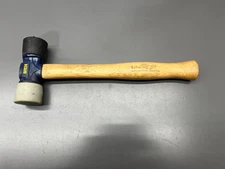 (H1) ESTWING DFH24 24 OZ RUBBER MALLET DOUBLE FACE HAMMER SOFT HARD FACE - VGC
