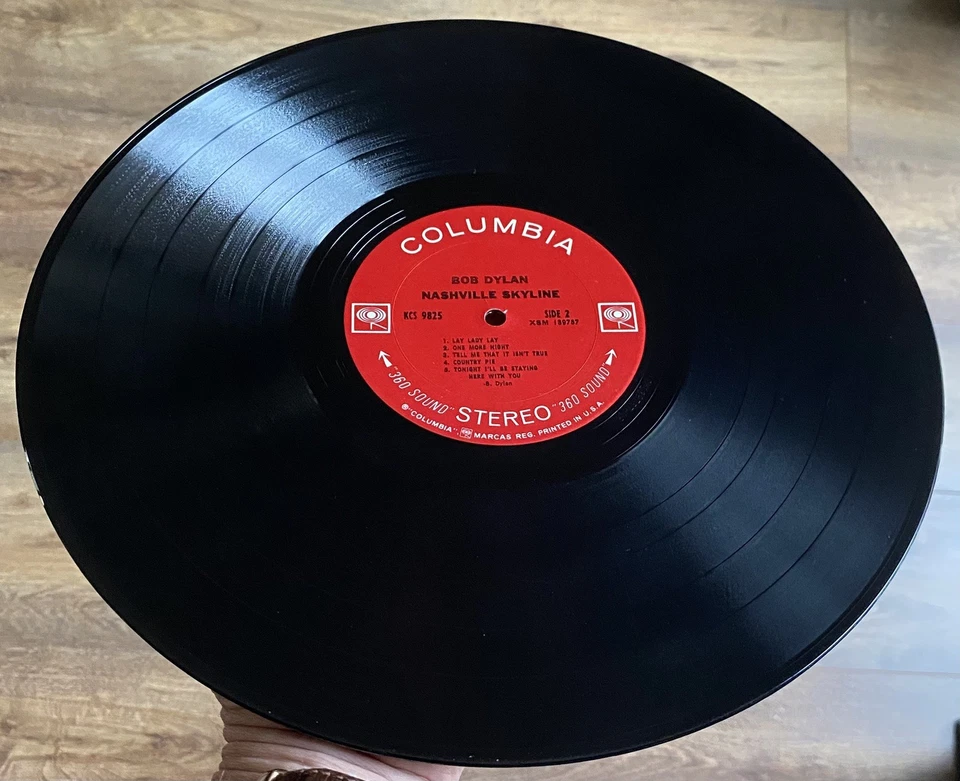 Bob Dylan: Nashville Skyline - Columbia Stereo. 1G/1F. Folk/Rock. VG+ Beatles - Image 3 of 4